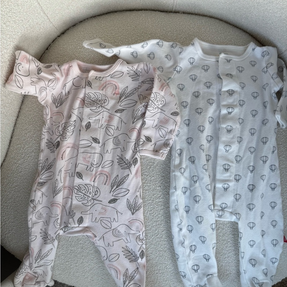 Magnetic Me Pink and White Kids Pajama Sets